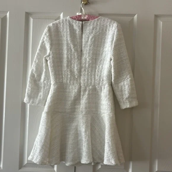 Zara dress white tweed labeled a size medi… - Picture 7 of 8
